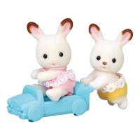 Sylvanian Families 5420 Tweeling Chocoladekonijn - thumbnail