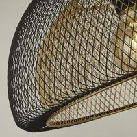 Searchlight Zwart gouden hanglampHoneycomb Ø 45,5cm - 6841BGO - thumbnail