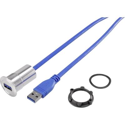 TRU COMPONENTS USB-21-BK USB A inbouwbus 3.0 Bus, inbouw Inhoud: 1 stuk(s)