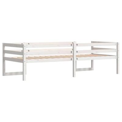 Kinderbedframe massief grenenhout wit 80x200 cm Kinderbedframe massief grenenhout wit 80x200 cm