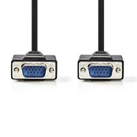 Nedis VGA-Kabel | VGA Male | VGA Male | 1024x768 | 2 m | 1 stuks - CCGB59000BK20 CCGB59000BK20 - thumbnail