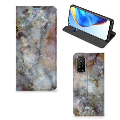 Xiaomi Mi 10T | 10T Pro | Standcase | Marmer Grijs Xiaomi Mi 10T | 10T Pro | Standcase | Marmer Grijs