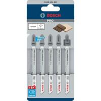Bosch Accessories 2608634897 Decoupeerzaagblad T 101 AIF, Clean for Hard Wood, verpakking van 5 stuks 5 stuk(s) - thumbnail