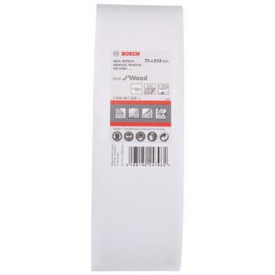Bosch Accessories 2608607259 2608607259 Schuurband Korrelgrootte (num) 120 (l x b) 533 mm x 75 mm 10 stuk(s)