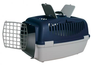 TRIXIE REISMAND CAPRI DONKERGRIJS / PASTELBLAUW 40X38X61 CM