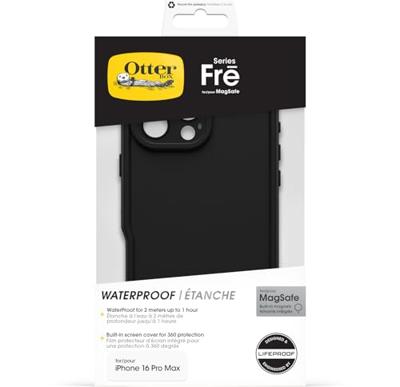 OtterBox Fre for MagSafe Case Apple iPhone 16 Pro Max Black