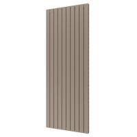 Plieger Designradiator Cavallino Retto Dubbel 2146 Watt Middenaansluiting 200x75,4 cm Zandsteen - thumbnail