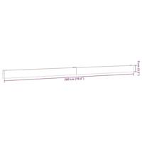 VidaXL Beslagset schuifdeur 200 cm aluminiumlegering zilverkleurig - thumbnail