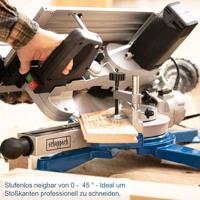 Scheppach afkortzaag en cirkelzaag ideaal voor het maken van latten op maat en afkorten HM100T - thumbnail
