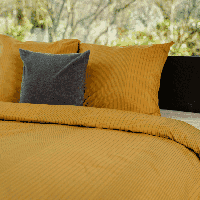 Kayori dekbedovertrek Sao Tencel Geel - thumbnail