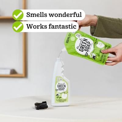 Marcel&apos;s Green Soap Refill - allesreiniger spray - basilicum & vetiver - 500ml - thumbnail