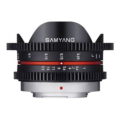Samyang 7,5mm T3.8 UMC VDSLR Micro 4/3 Zwart