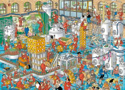 Jan Van Haasteren legpuzzel - de ambachtelijke brouwerij, 2000st.