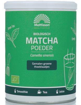 Mattisson HealthStyle Biologische Matcha Poeder Mattisson HealthStyle Biologische Matcha Poeder