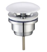 Wiesbaden Vaste Waste Niet Afsluitbaar 5/4 Keramisch Wit - thumbnail