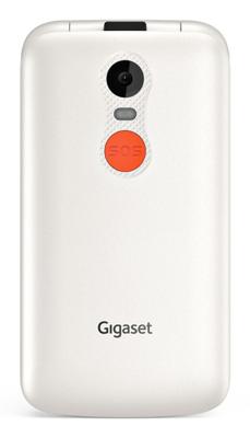 Gigaset GL595 Mobiele telefoon SOS-knop, Spatwaterdicht, Stofvrij Wit