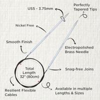Knitpro Nova Cubics Rondbreinaalden 80cm - thumbnail