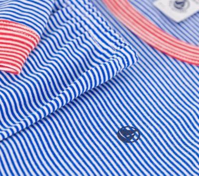 Pyjama van gestreept katoen voor kinderen PETIT BATEAU blauw