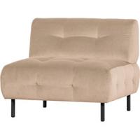 WOOOD Fauteuil 'Lloyd' Velvet, kleur Sea Salt - thumbnail