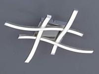 Trio Design plafondlampRoute 4-lichts grijs - R62474107 - thumbnail