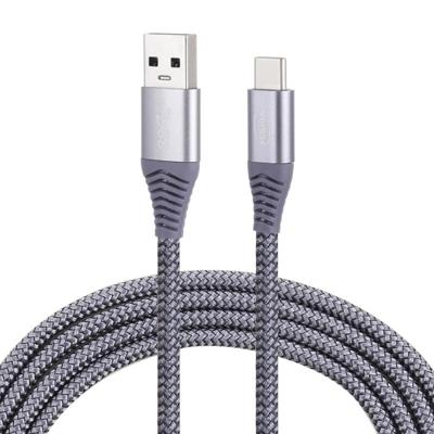 1.8 m nylon Gevlochten snoer USB naar type-C Data Sync laadkabel met 110 koperen draden ondersteuning snel opladen voor Galaxy Huawei Xiaomi LG