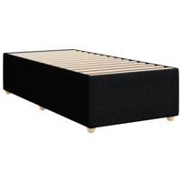 Bedframe zonder matras 90x190 cm stof zwart - thumbnail