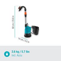 GARDENA Accu regentonpomp 2000/2 18V P4A set - thumbnail