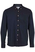 Kronstadt Heren Overhemd Dean Navy Flanel Regular Fit - thumbnail