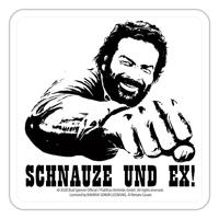 Bud Spencer Tin coasters Schnauze und Ex 10 x 10 cm - thumbnail