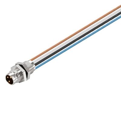 Weidmüller 1078720000 Sensor/actuator inbouwconnector M8 Aantal polen (sensoren): 4 Stekker, inbouw 1 stuk(s)