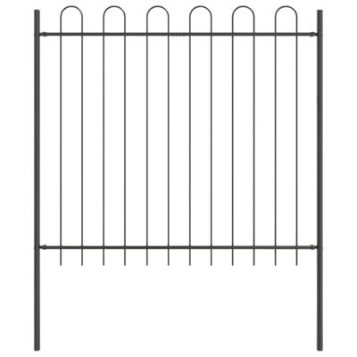Tuinhek Grijs 1,7 x 1,5 m Poedercoating staal