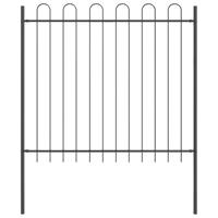 Tuinhek Grijs 1,7 x 1,5 m Poedercoating staal - thumbnail