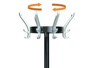 Kapstok Unilux Cypres staand zwart - thumbnail