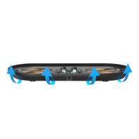 Hama draadloze oplader qi-fc10 duo zwart - thumbnail