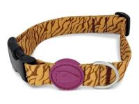 MORSO HALSBAND HOND GERECYCLED JUNGLE DRUM GROEN 30-42X1,5 CM - thumbnail