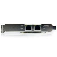.com Dubbele Poort PCI Express Gigabit Ethernet Netwerkkaart Adapter - 2 Poort PCIe NIC 10100100 Server Adapter met PoE PSE - Netwerkadapter - PCIe - Gigabit Ethernet x 2 - thumbnail