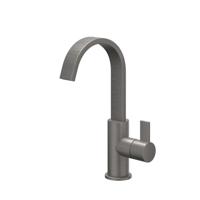 IVY Pact Wastafelmengkraan - opbouw - draaibare cascade uitloop - coldstart - Geborsteld metal black PVD 6101256 - thumbnail