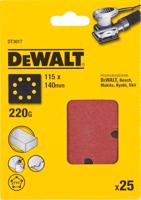 DeWalt Accessoires Schuurpapier 1/4, 115x140mm (D26420), geperforeerd, K220 - DT3017-QZ - thumbnail