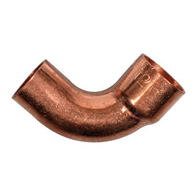 Kirchhoff Koperbocht 90°, blank, 22 mm, 1 socket, (5001a) (10x) - 989029655