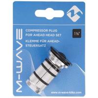 M-Wave balhoofdplugklauw 1-1/8" carbon voorvork zwart - thumbnail