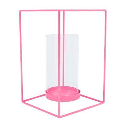 Housevitamin lantaarn roze 25 cm | 6 stuks