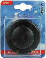 Scanpart Vloerschakelaar Zwart 1p 2amp - thumbnail