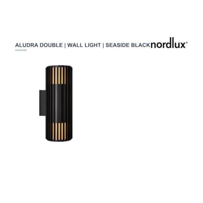 Nordlux Buitenlamp Aludra seaside 2 lichts wand zwart Nordlux Buitenlamp Aludra seaside 2 lichts wand zwart