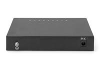 DIGITUS 8-poorts Fast Ethernet Netwerk Switch - Onbeheerd - 8x RJ45 Poorten - 10/100 Mbps - Auto-MDI/MDI-X - Plug & Play - zwart - thumbnail