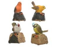 Decoris Vogel polyresin l7.5-w6-h10cm - thumbnail