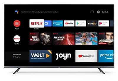 Xiaomi Mi Smart TV 4S 55 inch (4K Ultra HD, Triple Tuner, Android TV 9.0, afstandsbediening met microfoon)