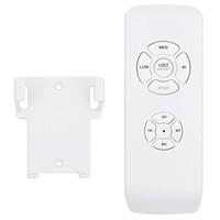 Plafondventilator met lamp en afstandsbediening 76 cm donkerbruin - thumbnail