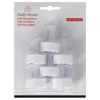 Daily Home LED Theelichten 3.8 cm 6 Stuks Wit - thumbnail