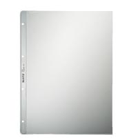 Leitz geperforeerde showtas Premium, ft A4, PVC, copy safe, transparant, pak van 100 stuks - thumbnail