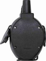 Schneider Electric 179851 3-voudige koppeling Rubber 230 V Zwart IP44 - thumbnail